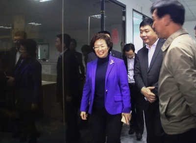 廈門市副市長國桂榮蒞臨我司參觀考察，鼓勵軟件設計產業創新發展